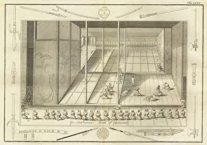 The hall of audience of the Dutch Ambassadors. (From The History of Japan by Engelbert The hall of audience of the Dutch Ambassadors. (From The History of Japan by Engelbert