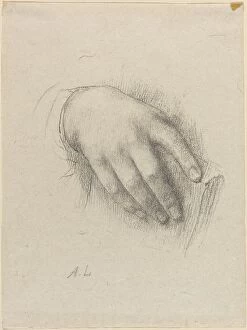 The Hand of the Artist's Daughter. Creator: Alphonse Legros