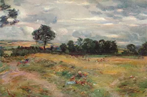 Edinburgh Prints: Harvest at Broomieknowe, 1896 Print by William McTaggart