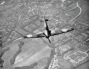 RAF Fighter Command Prints: Hawker Hurricane in flight, Battle of Britain, World War II, 1940
