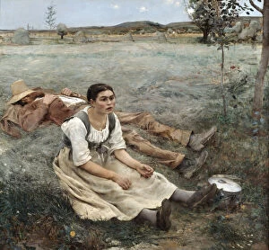 Images Dated 22nd August 2005: The Haymakers, 1880. Artist: Jules Bastien-Lepage