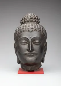 Head of Buddha, Kushan period, 2nd/3rd century. Creator: Unknown Head of Buddha, Kushan period, 2nd/3rd century. Creator: Unknown