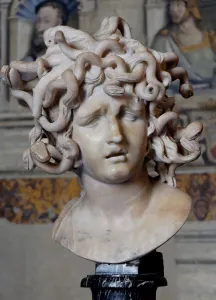 Head of Medusa, 1630. Artist: Bernini, Gianlorenzo (1598-1680) Head of Medusa, 1630. Artist: Bernini, Gianlorenzo (1598-1680)