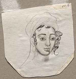 Head of a Young Man, early 1800s. Creator: Unknown Head of a Young Man, early 1800s. Creator: Unknown