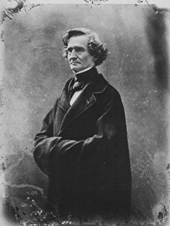 Classical Music Collection: Hector Berlioz, French Romantic composer, c1863. Artist: Gaspard-Felix Tournachon