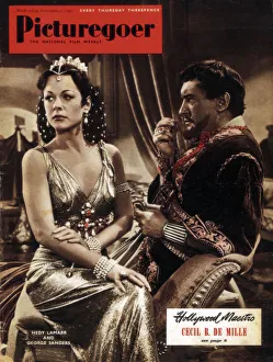 Hedy Lamarr (1914-2000) and George Sanders (1906-1972), actors, 1950. Artist: Unknown Hedy Lamarr (1914-2000) and George Sanders (1906-1972), actors, 1950. Artist: Unknown