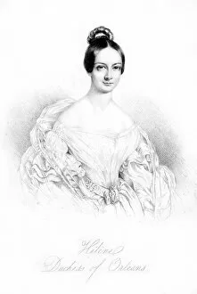 Images Dated 9th December 2006: Helene of Mecklenburg-Schwerin, Duchess of Orleans (1814-1858), 19th century