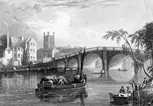Images Dated 28th January 2008: Henley Bridge, Henley-on-Thames, London, 1803