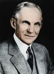 Prints of Henry Ford, American engineer and automobile manufacturer, c1910-c1930. In 1903, Henry Ford (1863-1947) founded the Ford Motor Company Industrialist Prints: Henry Ford Print, c1910-c1930