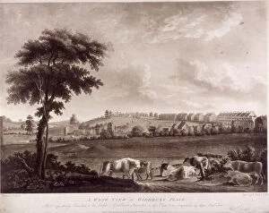 Dodd Gallery: Highbury Place, Highbury, Islington, London, 1787. Artist: Robert Pollard