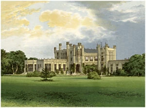 Images Dated 27th November 2008: Highcliffe Castle, Dorset, home of the Marchioness of Waterford, c1880
