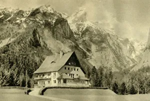 Hinterstoder Village Print, c1935