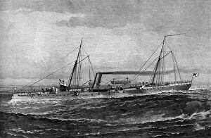 Images Dated 14th January 2009: HM Torpedo Gun Boat Rattlesnake, 1887