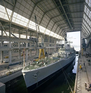 Beira Gallery: HMS Cleopatra at Devonport frigate complex, Plymouth, Devon, 1977