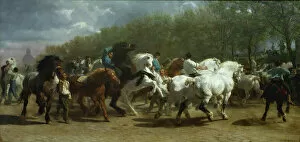 Letterbox Format Gallery: The Horse Fair, 1852-55. Creator: Rosa Bonheur