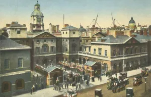 Street Art Prints: Horse Guards, Whitehall, London Print c1910