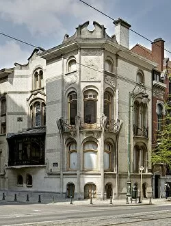 Major Town Houses of the Architect Victor Horta (Brussels) Gallery: Hotel Hannon, 1 Avenue de la Jonction, Brussels, Belgium, (1902), c2014-c2017. Artist