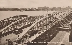Howrah Floating Bridge, Calcutta, c1905 Howrah Floating Bridge, Calcutta, c1905