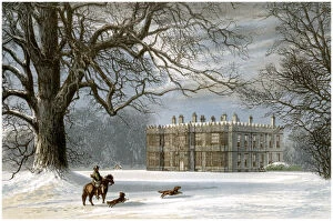 Howsham Hall, Yorkshire, home of the Cholmley family, c1880
