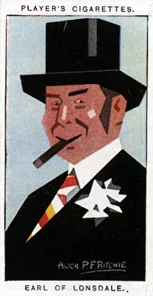 Hugh Cecil Lowther, 5th Earl of Lonsdale, British sportsman, 1926.Artist: Alick P F Ritchie Hugh Cecil Lowther, 5th Earl of Lonsdale, British sportsman, 1926.Artist: Alick P F Ritchie