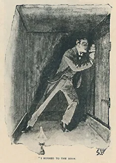 I Rushed To The Door, 1892. Artist: Sidney E Paget I Rushed To The Door, 1892. Artist: Sidney E Paget