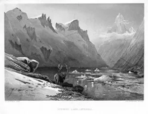 Images Dated 19th January 2008: Iceberg Lake, Isterdal, Norway, mid-late 19th century.Artist: Edward Paxman Brandard