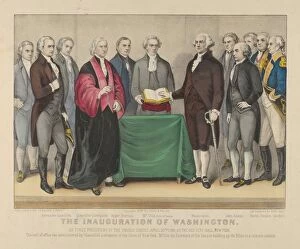 Livingston Collection: The Inauguration of Washington as First President of the United States