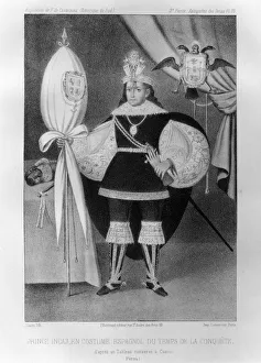 Inca prince, in Spanish costume during the time of the conquest, 16th century (1852) Inca prince, in Spanish costume during the time of the conquest, 16th century (1852)