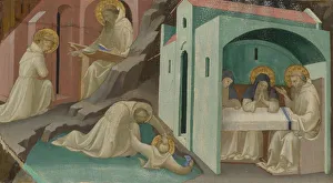 Incidents in the Life of Saint Benedict, 1408. Artist: Lorenzo Monaco (ca. 1370-1425) Incidents in the Life of Saint Benedict, 1408. Artist: Lorenzo Monaco (ca. 1370-1425)