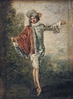 Images Dated 19th September 2005: The Indifferent One, 1717. Artist: Jean-Antoine Watteau