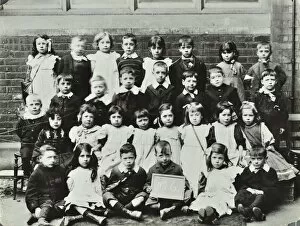 School Uniform Collection: Infants school class, London, c1900-c1915
