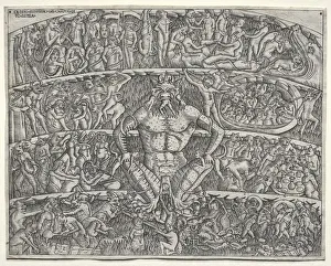The Inferno According to Dante, after the Fresco in the Campo Santo at Pisa, 1400s The Inferno According to Dante, after the Fresco in the Campo Santo at Pisa, 1400s