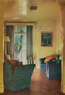 Interior Decoration Gallery: Interior of Mrs Ewart Sofios house, 25 Bark Place, Bayswater, London, 1932
