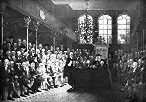 Interior of the old House of Commons, St Stephens Chapel, 1793 (c1905) Interior of the old House of Commons, St Stephens Chapel, 1793 (c1905)