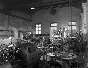 Interior of the pump House at Brookhouse Colliery in South Yorkshire, 13 Dec 1962 Interior of the pump House at Brookhouse Colliery in South Yorkshire, 13 Dec 1962