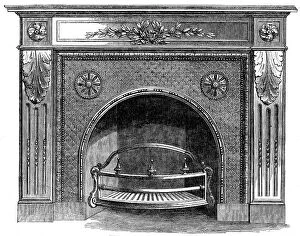Heating Collection: The International Exhibition: stove by Messrs. Feetham and Co., 1862. Creator: Unknown
