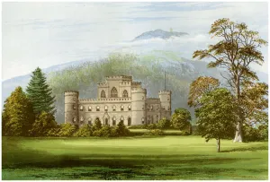 Inveraray Castle, Argyllshire, Scotland, home of the Duke of Argyll, c1880 Inveraray Castle, Argyllshire, Scotland, home of the Duke of Argyll, c1880