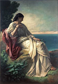 Iphigenia, 1862. Artist: Feuerbach, Anselm (1829-1880) Iphigenia, 1862. Artist: Feuerbach, Anselm (1829-1880)