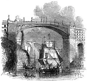 Iron bridge at Sunderland, 1886