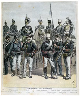 Images Dated 26th April 2007: The Italian Army, 1892. Artist: Henri Meyer