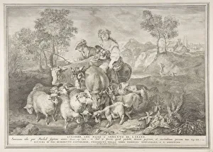 Jacob tending Laban's flock (Giacobbe, che pasce l'armento di Labano), 1743-63 Jacob tending Laban's flock (Giacobbe, che pasce l'armento di Labano), 1743-63