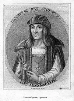 James III, King of Scotland, (1797).Artist: E Harding James III, King of Scotland, (1797).Artist: E Harding