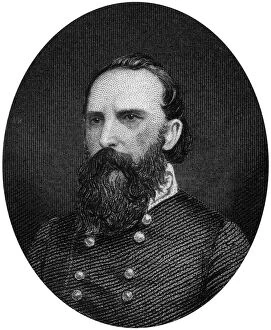 James Longstreet, Confederate general, 1862-1867.Artist: J Rogers