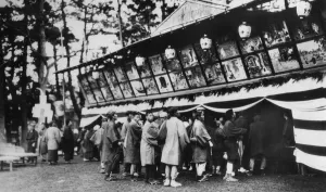 Japanese theatre, Nara, Japan, 20th century. Artist: Taylor Japanese theatre, Nara, Japan, 20th century. Artist: Taylor