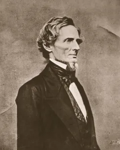 Jefferson Davis, President of the Confederate States of America, c1855-c1865. Artist Jefferson Davis, President of the Confederate States of America, c1855-c1865. Artist