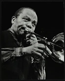 JJ Johnson on trombone at the Hertfordshire Jazz Festival, St Albans Arena, 4 May 1993 JJ Johnson on trombone at the Hertfordshire Jazz Festival, St Albans Arena, 4 May 1993