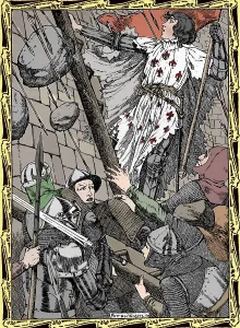 Joan of Arc, 1902. Artist: Patten Wilson Joan of Arc, 1902. Artist: Patten Wilson
