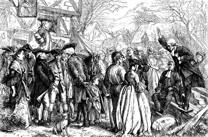 John and Charles Wesley preaching in the open air at Bristol, 1739 (1868) John and Charles Wesley preaching in the open air at Bristol, 1739 (1868)