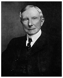 Oil Industry Gallery: John D Rockefeller, American industrialist, late 19th century (1956)
