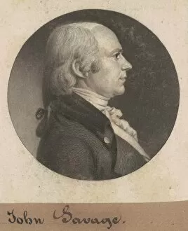 Titled Gallery: John Savage, 1802. Creator: Charles Balthazar Julien Févret de Saint-Mémin